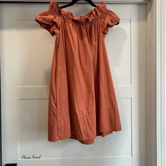 Free People Sophie Dress in Perpetual Sunset orange - Picture 4 of 4